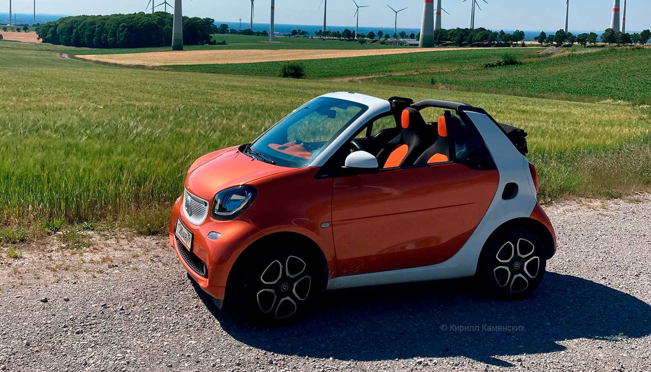Экскурсия на кабриолете Smart Fortwo Cabrio